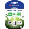 Verbatim USB flash disk, USB 2.0, 32GB, Nano, Store N Stay, černý, 98130, USB A