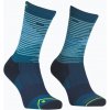 ORTOVOX Pánske ponožky ALL MOUNTAIN MID petrol blue - modré Veľkosť: 39-41