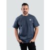 BrainMax pánske bavlnené tričko, tmavo modré Veľkosť: L Tričko s krátkym rukávom pre mužov zo 100% bavlny