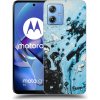 Picasee silikónový prehľadný obal pre Motorola Moto G54 5G - Organic blue