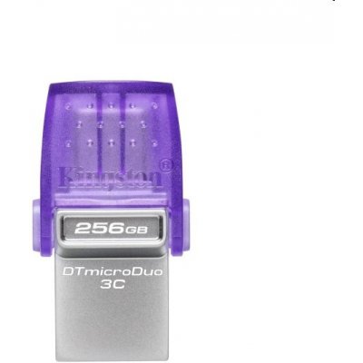 USB kľúč Kingston DataTraveler MicroDuo 3C, 256 GB, USB 3.2 (gen 1) s USB-C konektorom DTDUO3CG3256GB