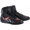 ALPINESTARS Topánky FASTER-3 RIDEKNIT (čierna/sivá/červená, veľ. 45,5) 130