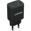 Canyon H-20-02 vysokorýchlostná univerzálna nabíjačka do steny 1*USB-C 20W BD čierna CNE-CHA20B02 - Univerzálny USB-C adaptér