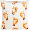 Takoy DESIGN 91 Zamatová Obliečka na vankúš KIDS 9B s motívom vtipných líšok-HF-404168 | 45 x 45 cm