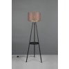 TRIO Reality R41561032 COLETTE stojacia lampa V1525mm 1xE27 čierna matná, šedohnedá