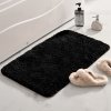 XPOSE® Kúpeľňová predložka AIRY - čierna 40x60 cm,