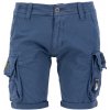 Alpha Industries Crew Short Patch New Navy pánske šortky Farba: modrá, Veľkosť: 38