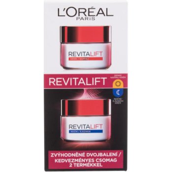 L'Oréal Revitalift denný a nočný krém 2 x 50 ml darčeková sada