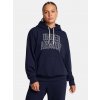 Under Armour Dámska mikina UA Icon HWT Terry OS Hdy-BLU Modrá LG