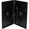 DVD-Obal 14mm, pre 3 nosiče, Black - s vnútorným 