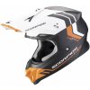 Moto přilba SCORPION VX-16 EVO AIR FUSION matná černo/oranžová - Velikost M