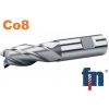 Fréza valcová čelná 2,5x8mm krátka 3BR. HSS Co8 Weldon, 1 zub cez stred, typ N 120518.025