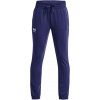 Dievčenské nohavice Under Armour, RIVAL TERRY tmavo modrá,biela ysm