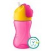 Avent hrnček 300ml s ohn.slamkou Bendy dievča