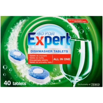 Go for Expert Tablety do umývačky riadu All in One 40 x 18 g od 3,29 € -  Heureka.sk