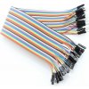 KUONGSHUN ELECTRONICS Male to Female Dupont Line 40 in 20cm 24AWG