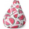 Sablio Sedací vak Pear Vodný melón - 70 x 95 x 15 cm