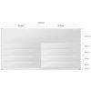 Triline Dir108/BL kombi.tabuľa 1200x620mm DeSign Classic/2