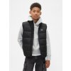 GAP Detská prešívaná nepremokavá vesta ColdControl Čierna S Čierna Čierna