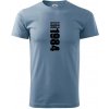 Limited edition 1984 pruh - Klasické pánske tričko vyššej gramáže - XL ( Denim )