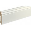 Soklová lišta FU94L, 2400 × 93 × 19 mm, MDF, biela, 531663