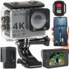 ŠPORTOVÁ KAMERA GO Pro 4U 4K WIFI USB MIKROFÓN VODOTESNÁ DOPLNKY SADA