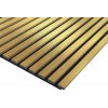 Akustický panel 19x572x2400 mm zlatý fóliovaný