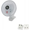Gorilla Clip Fan 15W, dvojrýchlostný klipsňový ventilátor 15 cm