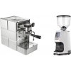 Stone Espresso Mine Premium + Eureka Atom Specialty 65, white