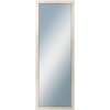 DANTIK - Zrkadlo v rámu, rozmer s rámom 50x140 cm z lišty RETRO biela (2531)