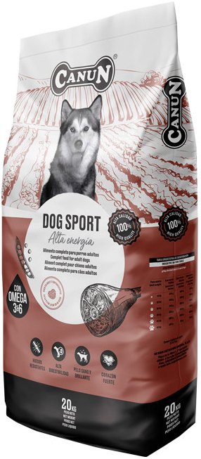 Canun Dog Sport s hovädzím mäsom pre energické a športové psy 20 kg