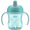 CHICCO Hrnček Training s držadlami teal, 6m+