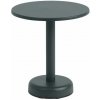 Muuto Stolík Linear Steel Coffee Table Ø42, dark green