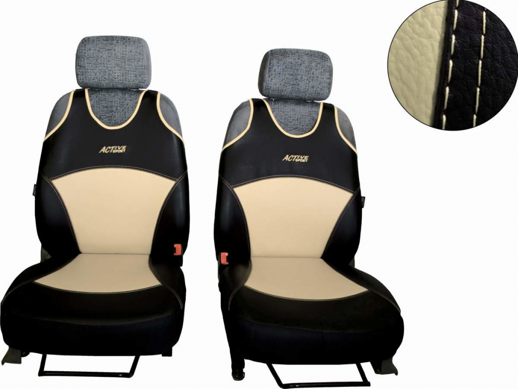 Autopoťah Pok-Ter Autotričká Leather look Activ Sport béžové B