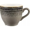 CHURCHILL Homespun Charcoal Black Espresso šálka, objem: 0,10 litra