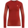 Funkčné tričko Odlo, BL TOP PERFORMANCE WARM EC červená XS