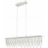 GLOBO 68405-24H SCALA krištáľové závesné svietidlo LED 24W/1700lm 3000-4500-6000K chróm, stmievateľné, diaľkové ovládanie