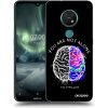 Picasee silikónový prehľadný obal pre Nokia 7.2 - Brain - White