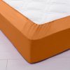 Bavlnená jednofarebná napínacia plachta zn. Colombine® s hĺbkou rohov 32 cm gaštanová 140 Blancheporte