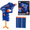 KIK KX6582 Automatická pištoľ na penové šípky Blaze Storm + 5 šípok