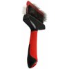 Flamingo Groom Slickerbrush Soft Handle 2in1 L