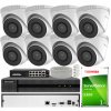 Súprava na monitorovanie IP 2Mpx 8 kamier IPCAM-T2, Záznamník 8ch - HiLook by Hikvision