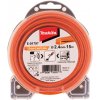 Makita E-01797 struna nylonová 2,4mm, oranžová, 15m, speciální pro aku stroje