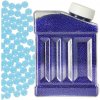 Hydrogélové vodné gélové guľôčky pre kvetinovú pištoľ modré 250g 50 000ks. 7-8mm