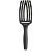 Kefa na vlasy Olivia Garden Fingerbrush Combo Medium Full Black ID1729