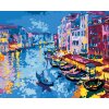 ZUTY Maľovanie podľa čísel - BENÁTKY S GONDOLAMI V IMPRESIONIZME Rámovanie: vypnuté plátno na rám, Rozmer: 40x50 cm