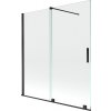 Mexen Velar 2-krídla vaňová zástena posuvná 150 x 150 cm, transparentná, čierna - 896-150-000-01-70