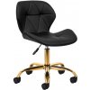 activeshop Kozmetická stolička QS-06G čierna