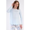 Vienetta Dámske pyžamo dlhé Karolína: světle modrá M