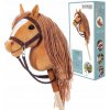 Hobby Horse A4 | Kôň na palici | Hoppihorse gaštan | + sada príslušenstva